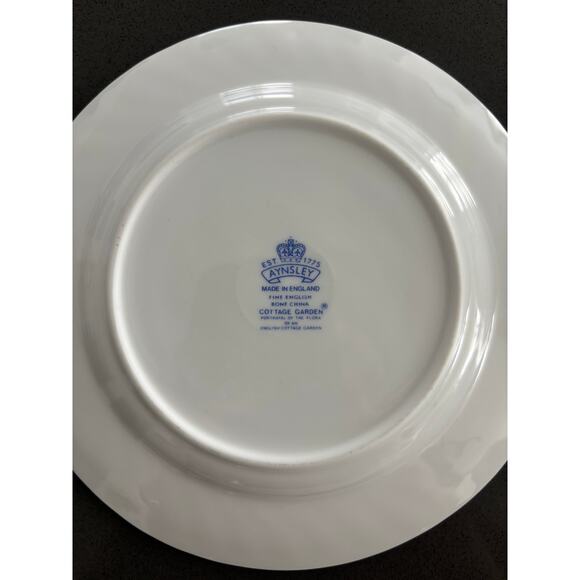 AYNSLEY COTTAGE GARDEN FINE BONE TEA CUP/SAUCER SET OF 8-TOTAL 20 PIECES - Picture 12 of 16